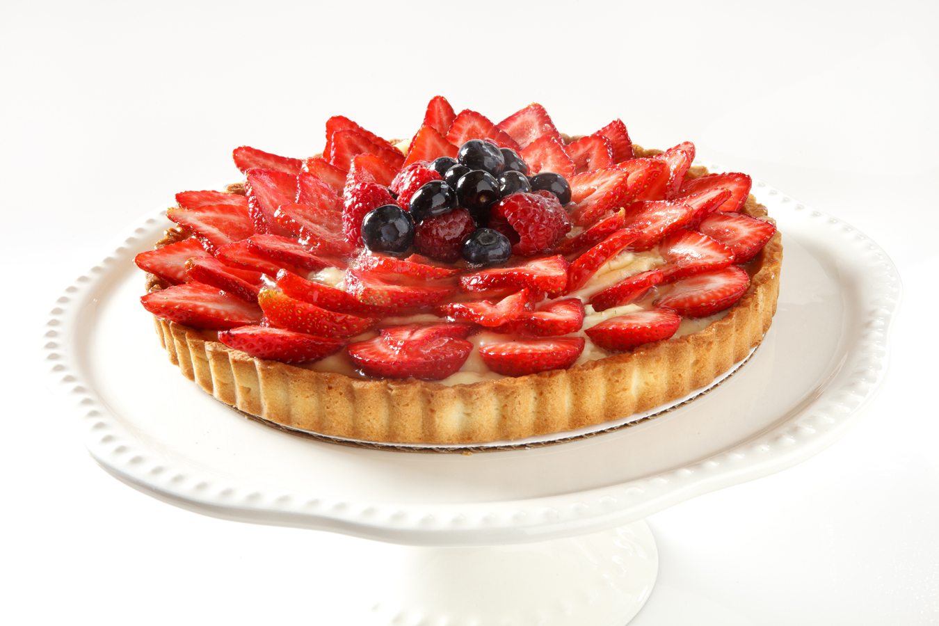 Christmas weekend French Tarts: Frangipane and Pastry cream tarts.