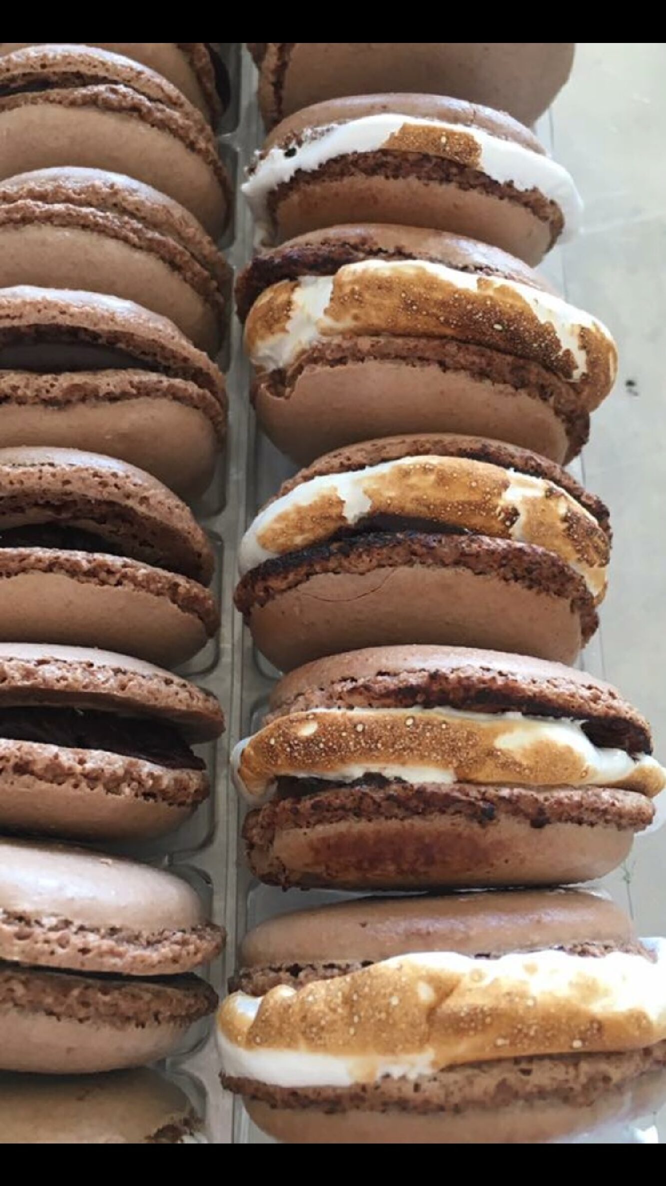 Mother Day Chocolate Smores French Macarons